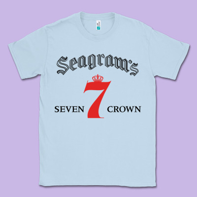 Seagrams 7 Bk 1.png Classic Tee Designed By Snappyart