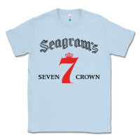 Dusty Blue Seagrams 7 Bk 1.png Classic Tee - SnappyArt