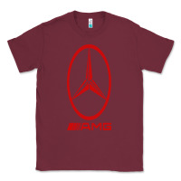 Burgundy amg Classic Tee - SnappyArt