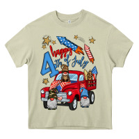 Mossy 4th of july truck  1 Heavy Core Tee - BundleAndBundleShop