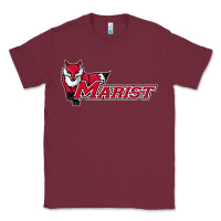 Burgundy cool,marist,red,foxes Classic Tee - SnappyArt