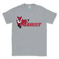 Heather Grey cool,marist,red,foxes Classic Tee - SnappyArt