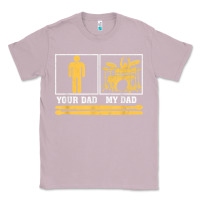 Lilac mens my dad is a drummer your dad not drum player father's day t shirt Classic Tee - SnappyArt