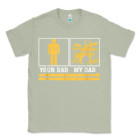 Matcha mens my dad is a drummer your dad not drum player father's day t shirt Classic Tee - SnappyArt