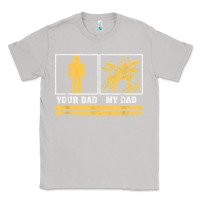 Moon Dust mens my dad is a drummer your dad not drum player father's day t shirt Classic Tee - SnappyArt