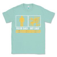 Seafoam mens my dad is a drummer your dad not drum player father's day t shirt Classic Tee - SnappyArt