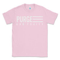 Bubblegum Pink Purge And Purify Graphic Classic Tee - SnappyArt