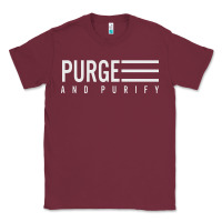 Burgundy Purge And Purify Graphic Classic Tee - SnappyArt