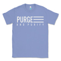 Colony Blue Purge And Purify Graphic Classic Tee - SnappyArt