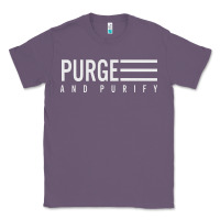 Lavender Purge And Purify Graphic Classic Tee - SnappyArt