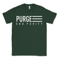 Sports Green Purge And Purify Graphic Classic Tee - SnappyArt