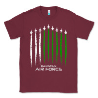 Burgundy pakistan air force shirt   pakistani flag men women kids t shirt Classic Tee - SnappyArt