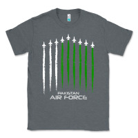 Charcoal Heather pakistan air force shirt   pakistani flag men women kids t shirt Classic Tee - SnappyArt