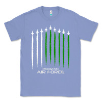 Colony Blue pakistan air force shirt   pakistani flag men women kids t shirt Classic Tee - SnappyArt