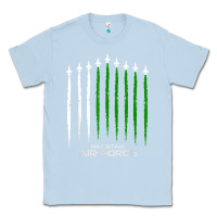 Dusty Blue pakistan air force shirt   pakistani flag men women kids t shirt Classic Tee - SnappyArt