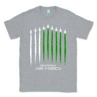 Heather Grey pakistan air force shirt   pakistani flag men women kids t shirt Classic Tee - SnappyArt