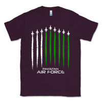 Plum pakistan air force shirt   pakistani flag men women kids t shirt Classic Tee - SnappyArt