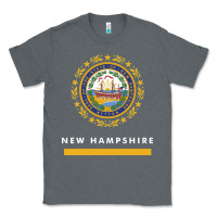 Charcoal Heather new hampshire state flag new Classic Tee - SnappyArt