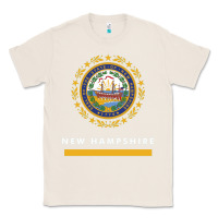 Natural new hampshire state flag new Classic Tee - SnappyArt