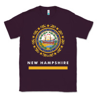Plum new hampshire state flag new Classic Tee - SnappyArt