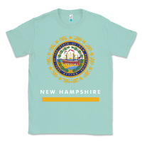 Seafoam new hampshire state flag new Classic Tee - SnappyArt