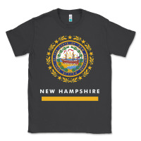 Smoke new hampshire state flag new Classic Tee - SnappyArt