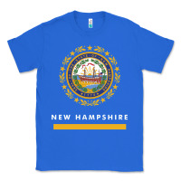 True Royal new hampshire state flag new Classic Tee - SnappyArt