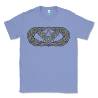 Colony Blue Air Force Civil Engineer Badge Classic Tee - SnappyArt