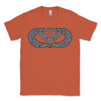 Copper Air Force Civil Engineer Badge Classic Tee - SnappyArt