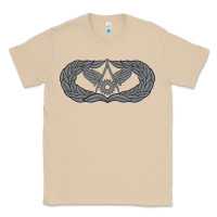 Mushroom Air Force Civil Engineer Badge Classic Tee - SnappyArt