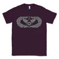 Plum Air Force Civil Engineer Badge Classic Tee - SnappyArt