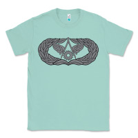 Seafoam Air Force Civil Engineer Badge Classic Tee - SnappyArt