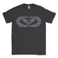 Smoke Air Force Civil Engineer Badge Classic Tee - SnappyArt
