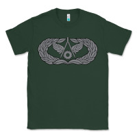 Sports Green Air Force Civil Engineer Badge Classic Tee - SnappyArt
