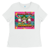 White mexican hanging with my gnomigos Ladies Tee - Artiststas
