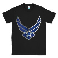 Black US Air Force USAF Classic Tee - SnappyArt
