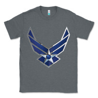 Charcoal Heather US Air Force USAF Classic Tee - SnappyArt