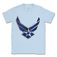 Dusty Blue US Air Force USAF Classic Tee - SnappyArt