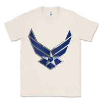 Natural US Air Force USAF Classic Tee - SnappyArt