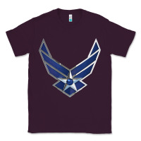 Plum US Air Force USAF Classic Tee - SnappyArt