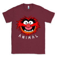 Burgundy Muppets Animal Classic Tee - SnappyArt
