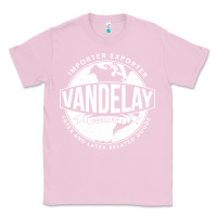 Bubblegum Pink Vandelay Industries Classic Tee - SnappyArt