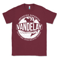 Burgundy Vandelay Industries Classic Tee - SnappyArt