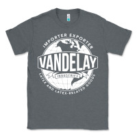 Charcoal Heather Vandelay Industries Classic Tee - SnappyArt