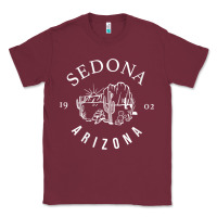 Womens Sedona Arizona T Shirt Sedona Az Vintage Arizona Vacation V Nec Classic Tee | Teevron