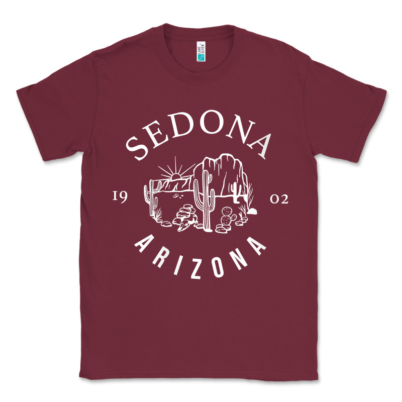 Womens Sedona Arizona T Shirt Sedona Az Vintage Arizona Vacation V Nec Classic Tee by SnappyArt | Teevron