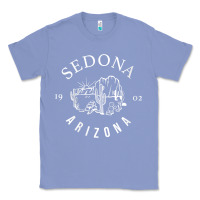 Colony Blue womens sedona arizona t shirt sedona az vintage arizona vacation v nec Classic Tee - SnappyArt