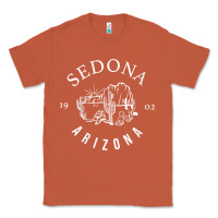 Copper womens sedona arizona t shirt sedona az vintage arizona vacation v nec Classic Tee - SnappyArt