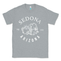 Heather Grey womens sedona arizona t shirt sedona az vintage arizona vacation v nec Classic Tee - SnappyArt