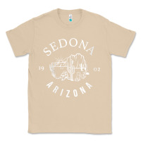 Mushroom womens sedona arizona t shirt sedona az vintage arizona vacation v nec Classic Tee - SnappyArt